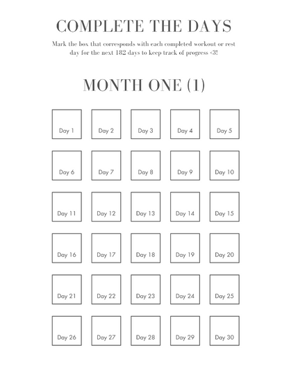 Six Month Transformation Guidebook + Complementary Cookbook & Nutrition Guide
