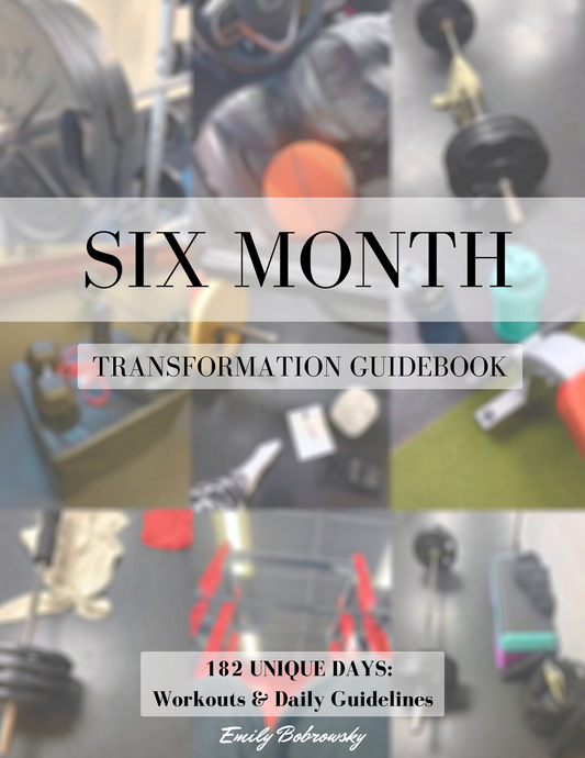 Six Month Transformation Guidebook + Complementary Cookbook & Nutrition Guide